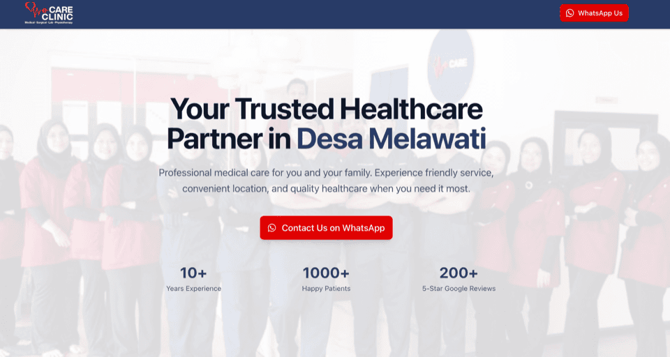 Website screenshot